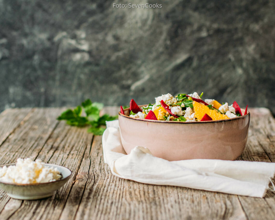 Vegetarisches Rezept: Körnersalat 1