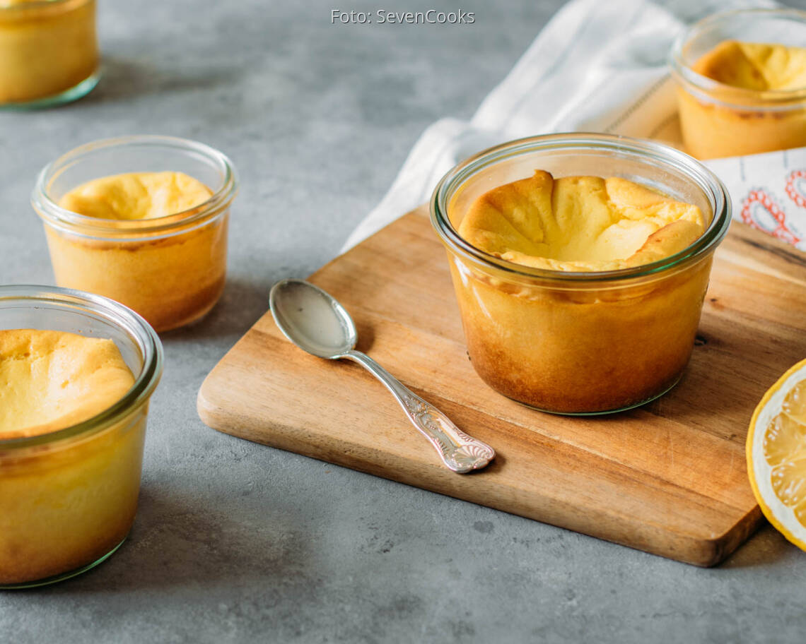 Vegetarisches Rezept: Käsekuchen aus dem Glas 1