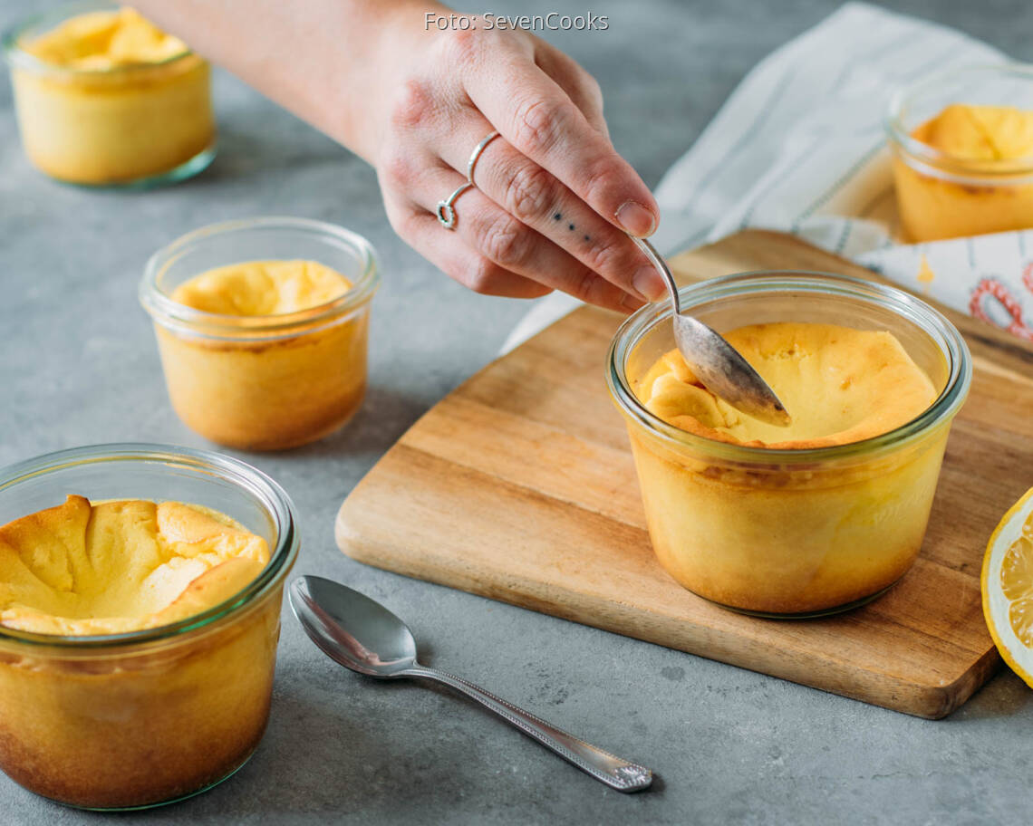 Vegetarisches Rezept: Käsekuchen aus dem Glas 3
