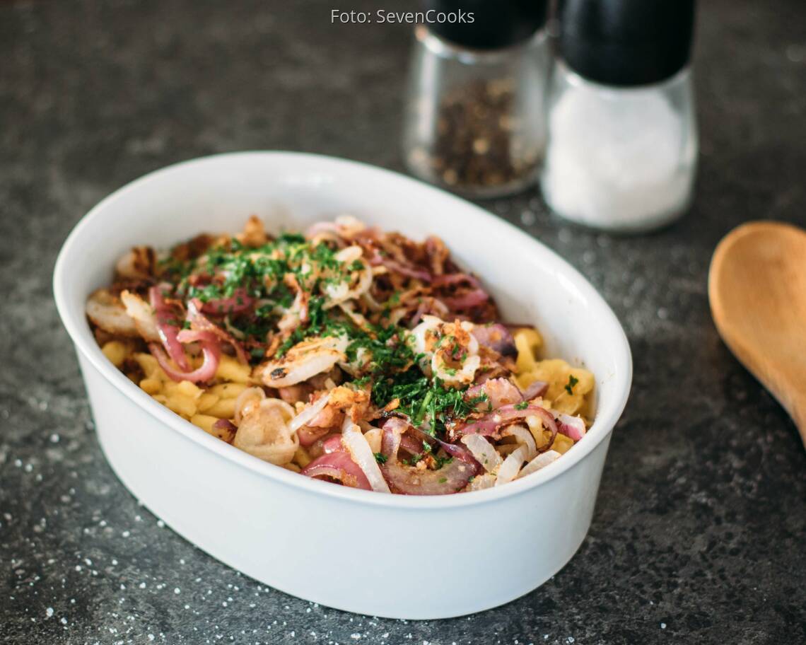 Vegetarisches Rezept: Käsespätzle