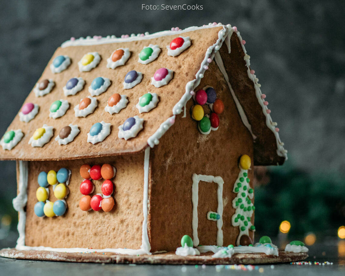 Vegetarisches Rezept: Lebkuchenhaus