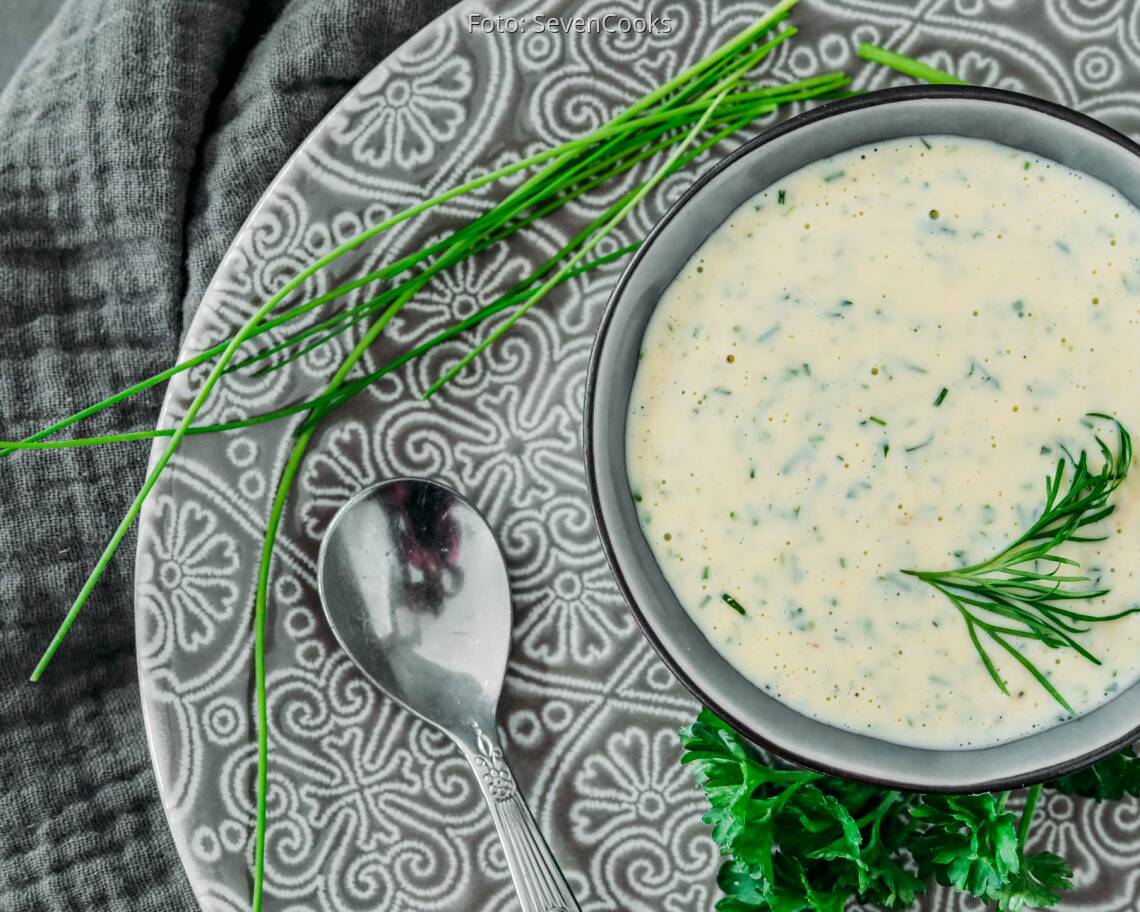 Vegetarisches Rezept: Leichte Kräutermayonnaise 2
