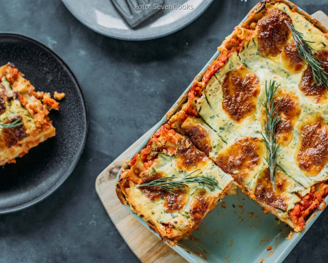 Vegetarisches Rezept: Linsen-Lasagne 2