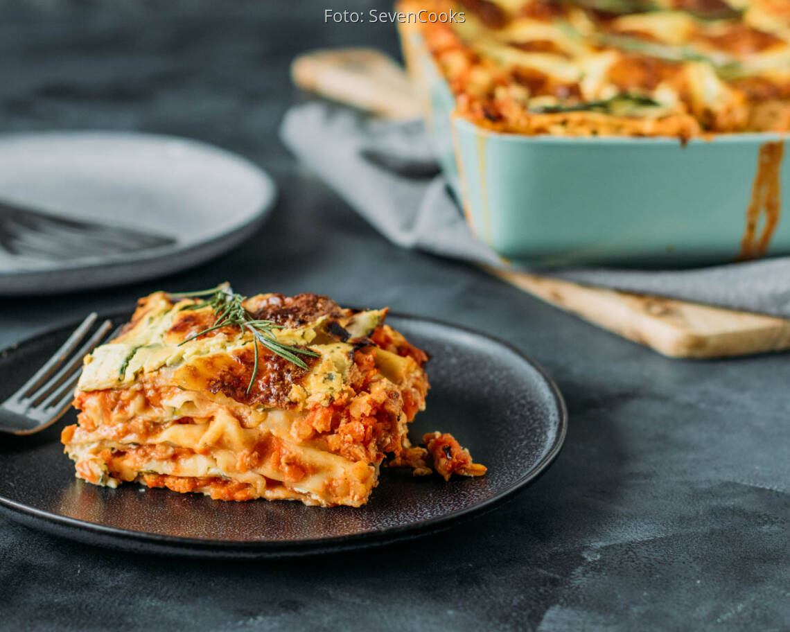 Vegetarisches Rezept: Linsen-Lasagne 3