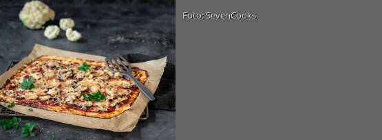 Rezeptbild für "Low Carb Blumenkohl Pizza"
