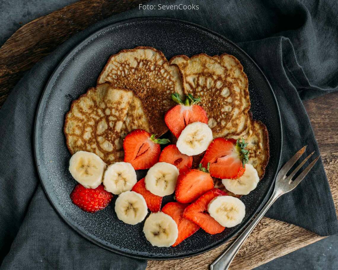 Vegetarisches Rezept: Low Carb Pancakes 2