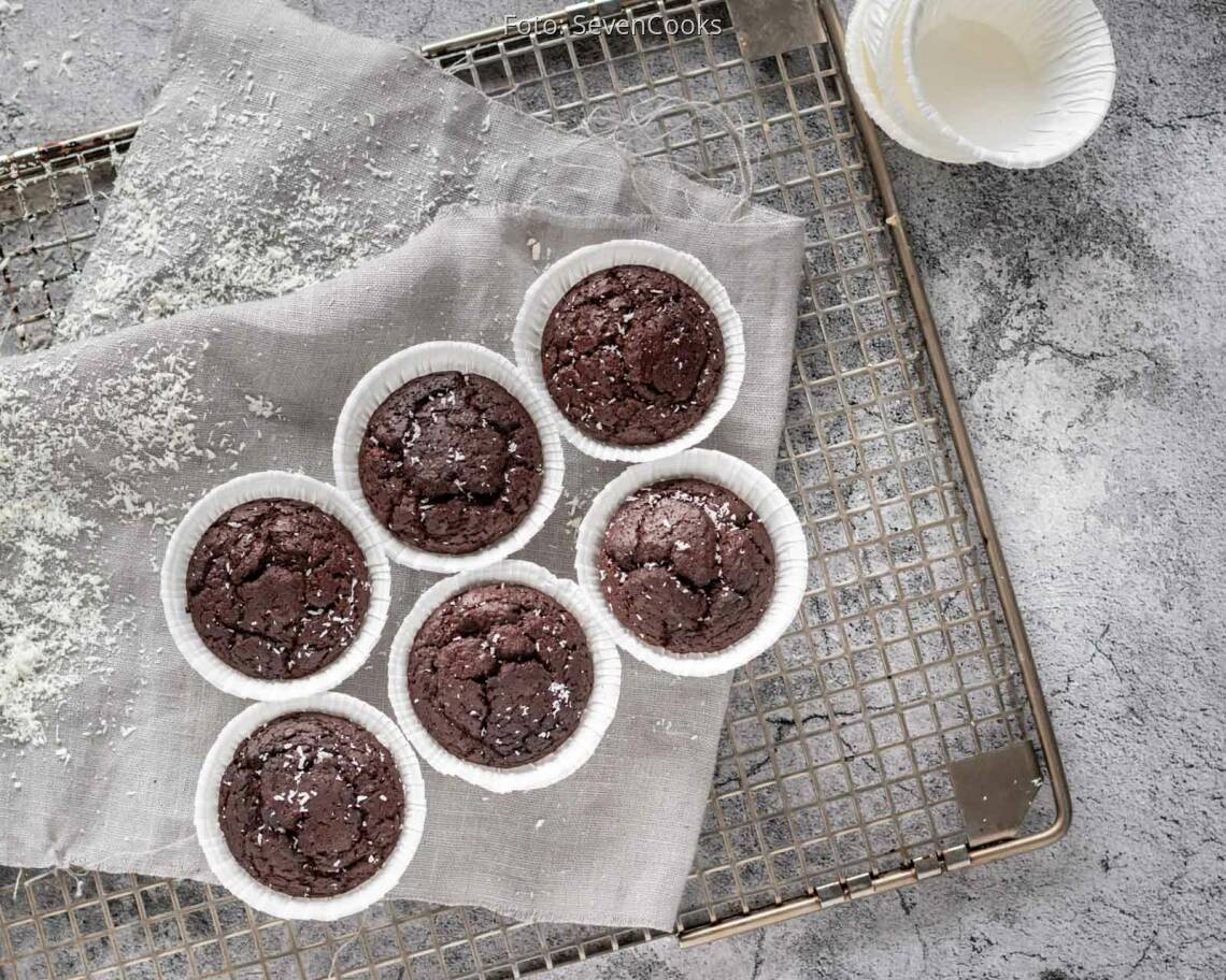 Vegetarisches Rezept: Low Carb Schokomuffins 1