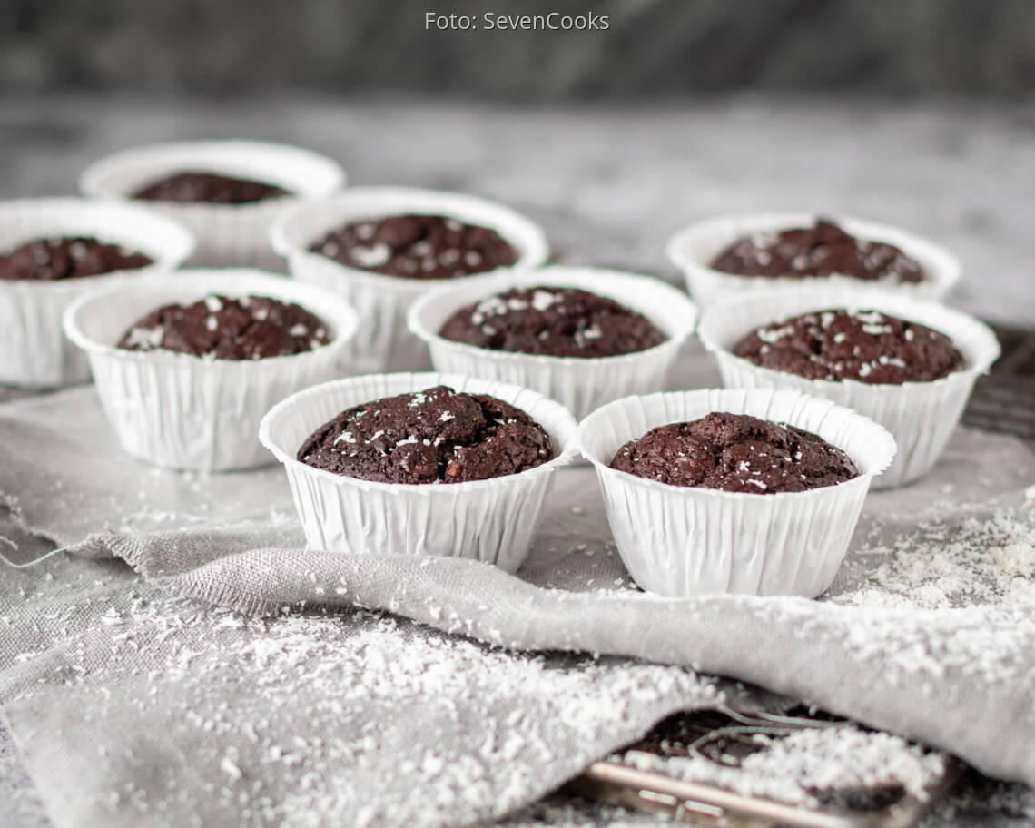 Vegetarisches Rezept: Low Carb Schokomuffins 2