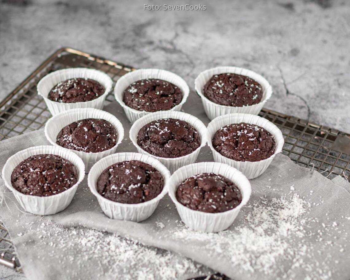 Vegetarisches Rezept: Low Carb Schokomuffins 3