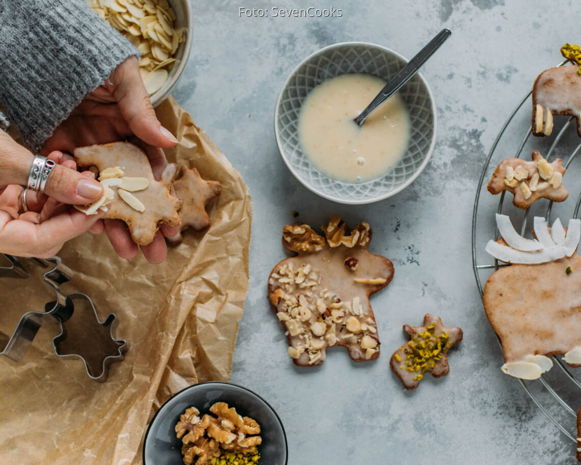 Vegetarisches Rezept: Mandel-Butterplätzchen 2