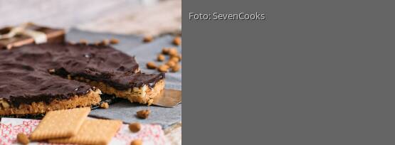 Rezeptbild für "Mandel-Karamell-Schokoladen-Tarte"