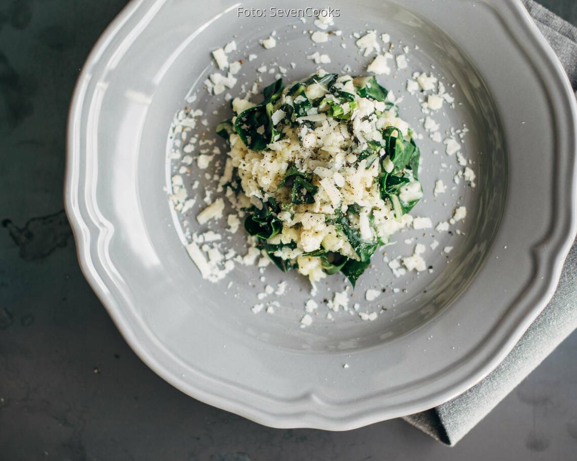 Vegetarisches Rezept: Mangold-Risotto