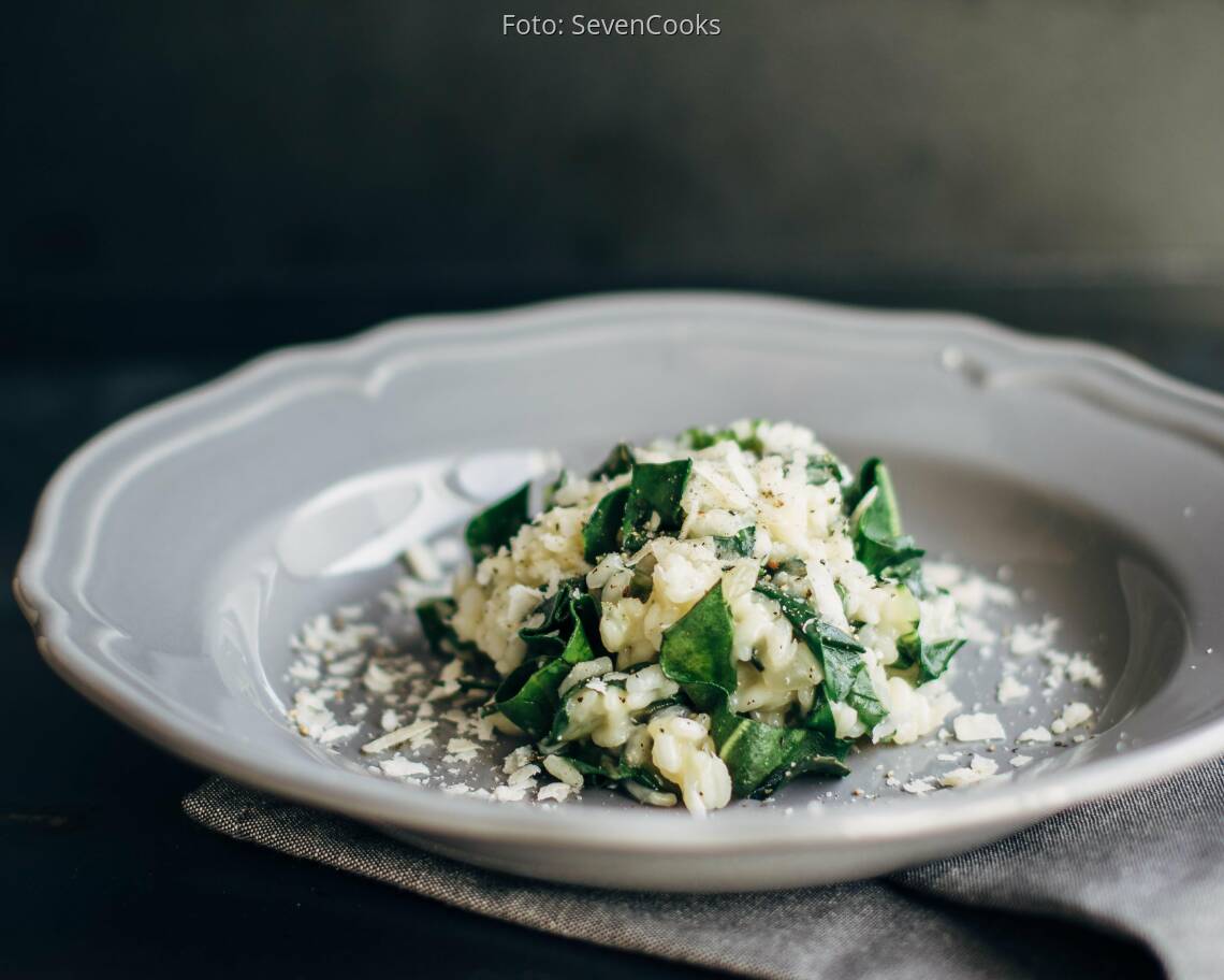 Vegetarisches Rezept: Mangold-Risotto