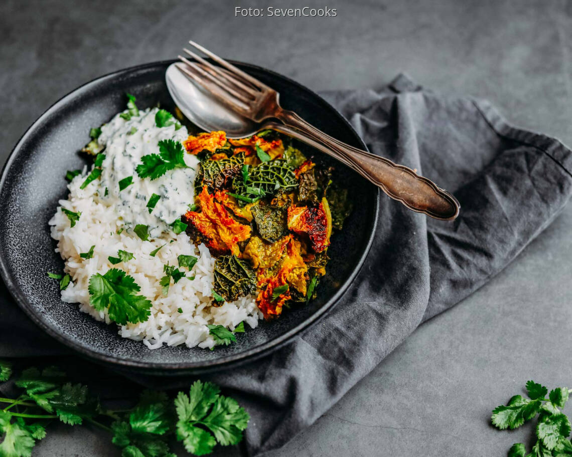 Vegetarisches Rezept: Marinierter Wirsing aus dem Ofen 1