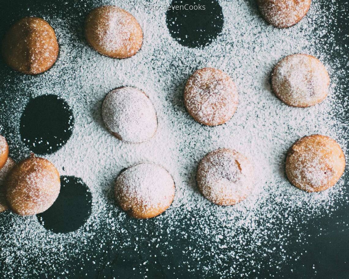 Vegetarisches Rezept: Marmeladen-Hefe-Küchlein