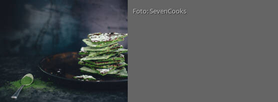 Rezeptbild für "Matcha-Bruchschokolade"