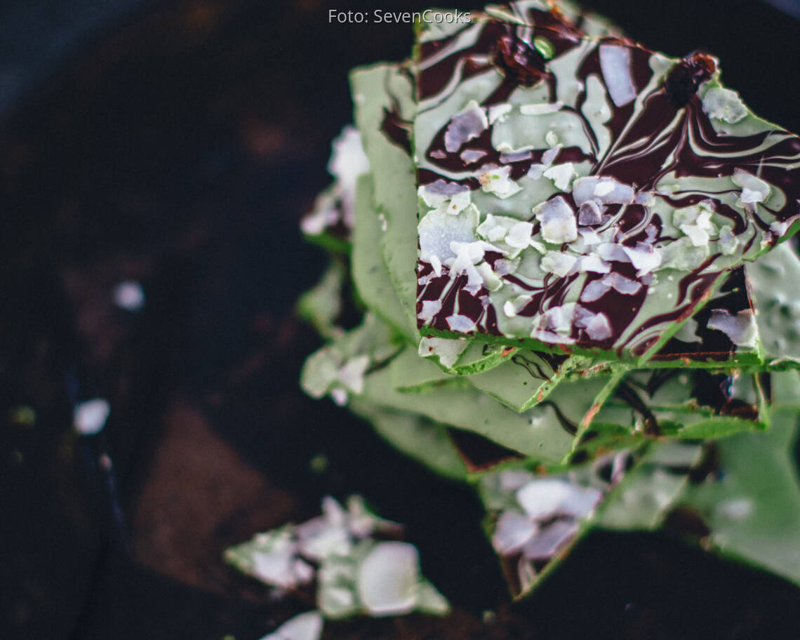 Vegetarisches Rezept: Matcha-Bruch