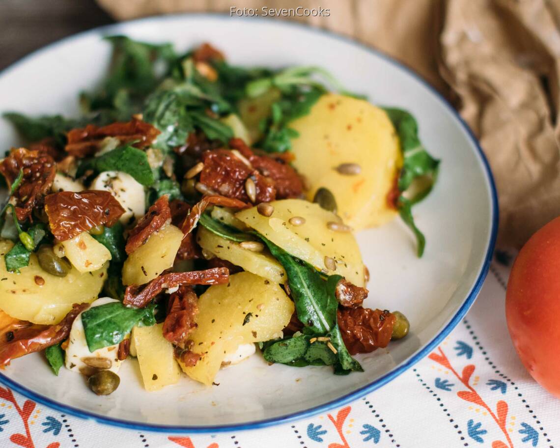 Vegetarisches Rezept: Mediterraner Kartoffelsalat_1