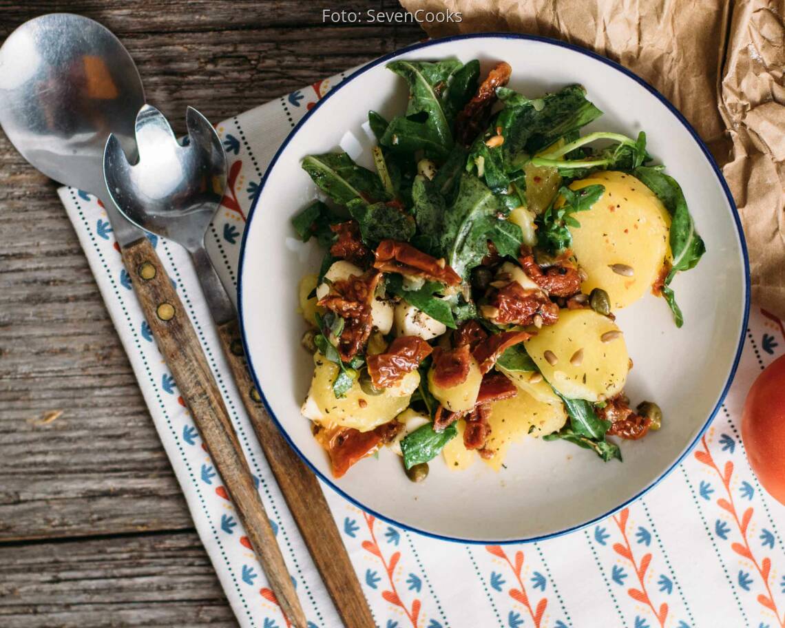 Vegetarisches Rezept: Mediterraner Kartoffelsalat_2