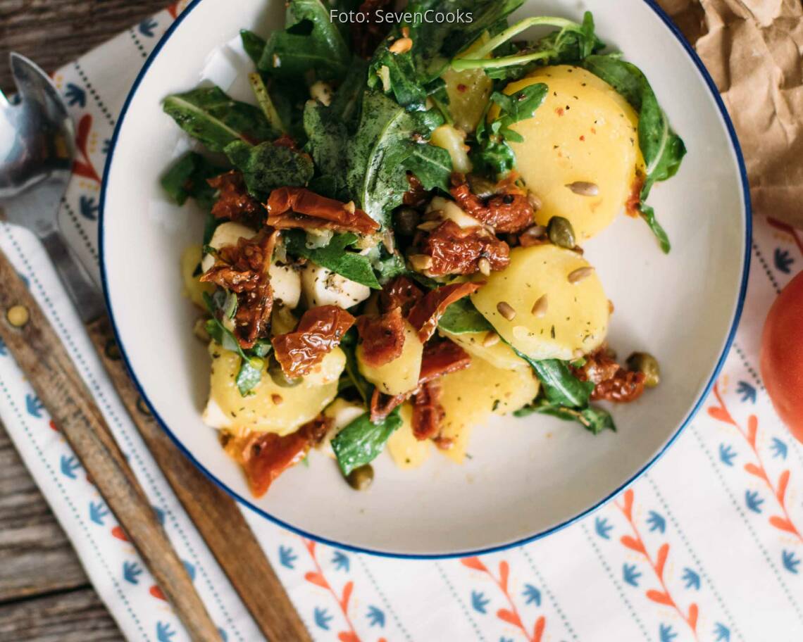 Vegetarisches Rezept: Mediterraner Kartoffelsalat_3