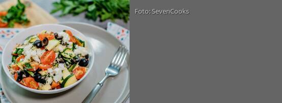 Rezeptbild für "Mediterraner Reissalat"