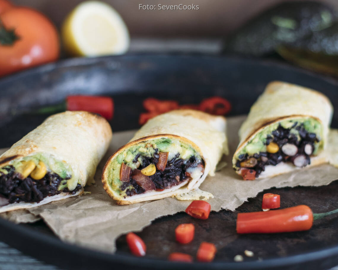 Vegetarisches Rezept: Mexikanische Burritos_1