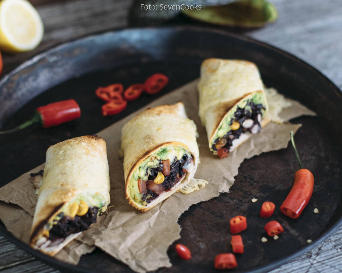 Vegetarisches Rezept: Mexikanische Burritos_3