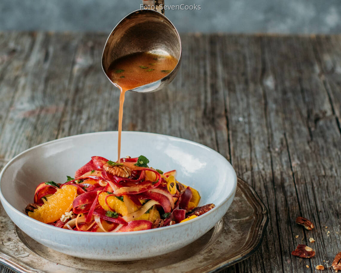 Vegetarisches Rezept: Möhrensalat 2