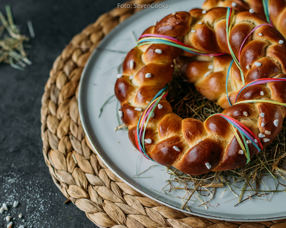 Vegetarisches Rezept: Mini-Osterkranz_2