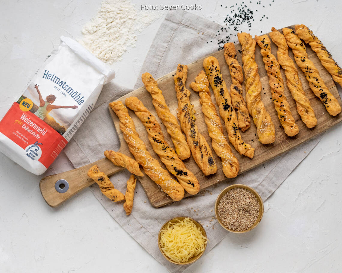 Vegetarisches Rezept: Mürbes Käsegebäck 1