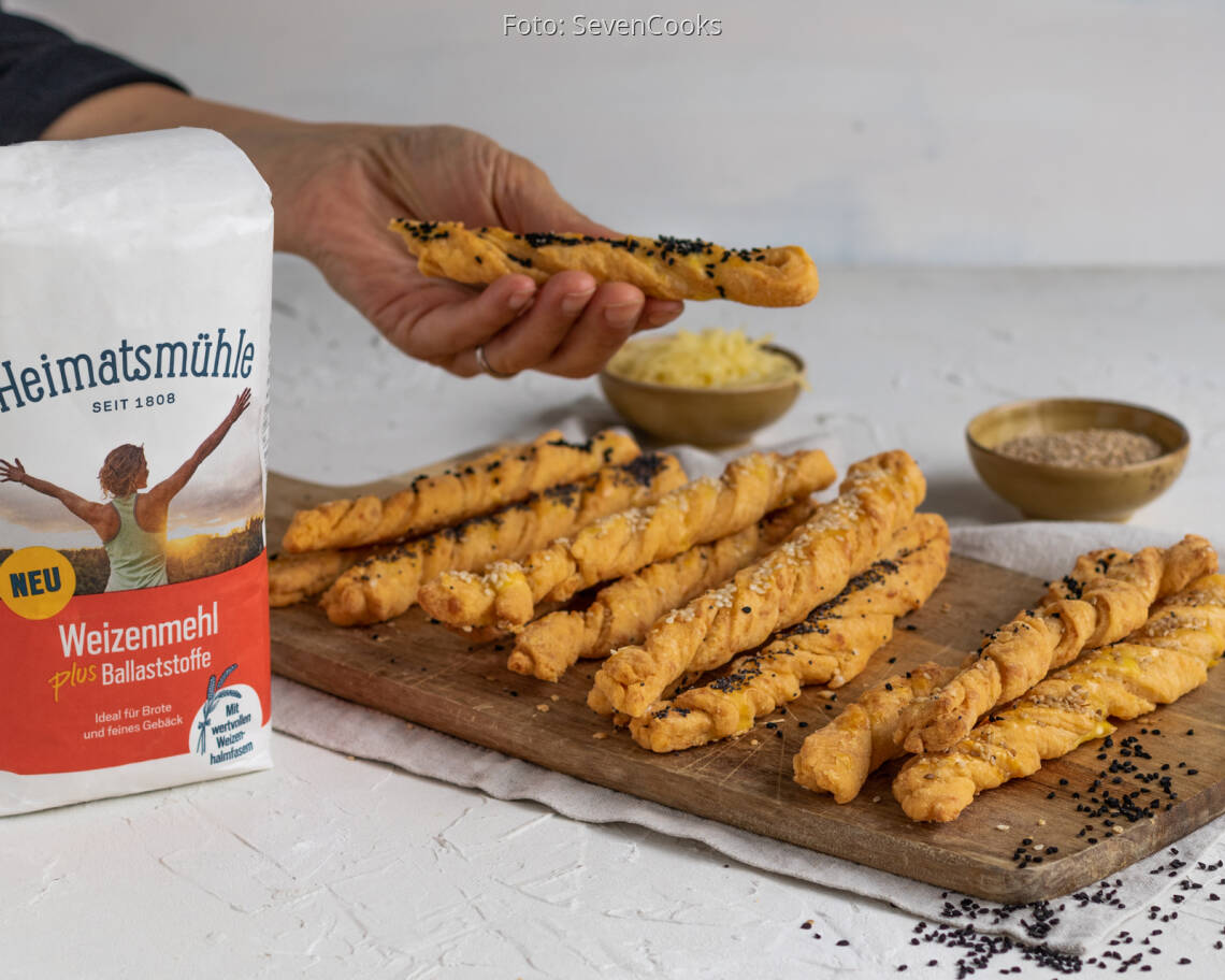 Vegetarisches Rezept: Mürbes Käsegebäck 3