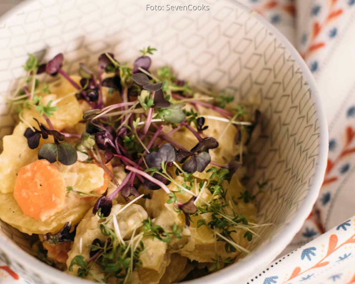 Vegetarisches Rezept: Norddeutscher Kartoffelsalat_1