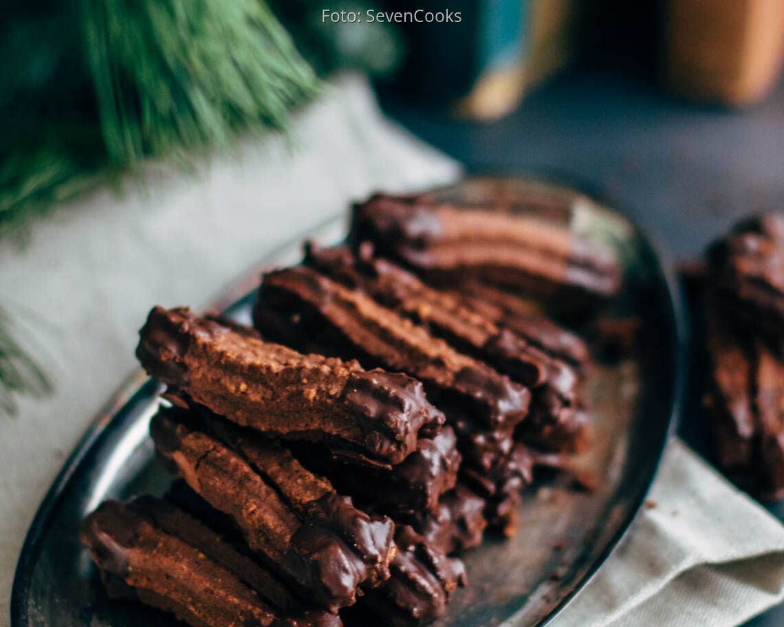 Vegetarisches Rezept: Nougatstangen