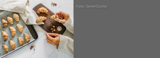 Rezeptbild für "Kleine Nusshörnchen"