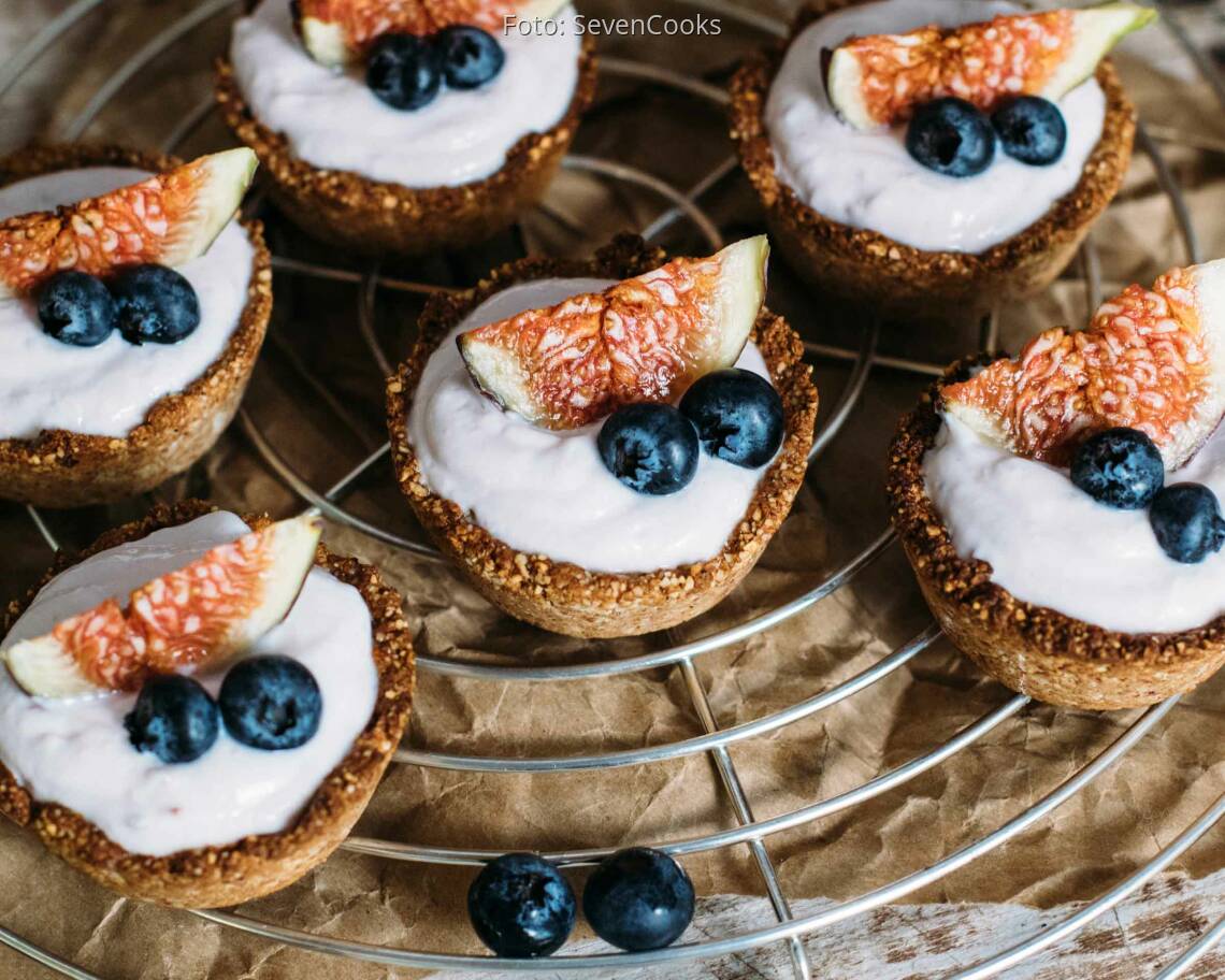 Vegetarisches Rezept: Nusstörtchen mit Skyr 1