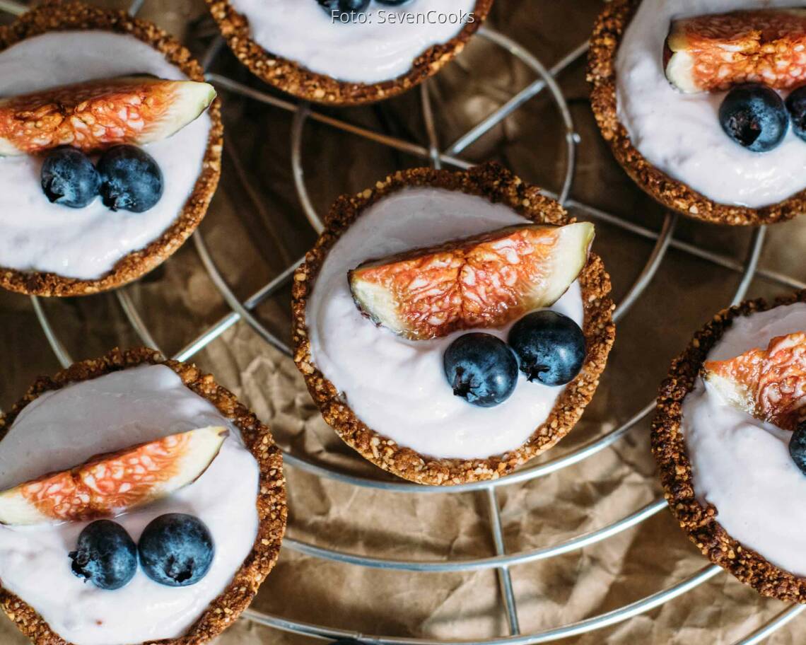 Vegetarisches Rezept: Nusstörtchen mit Skyr 2