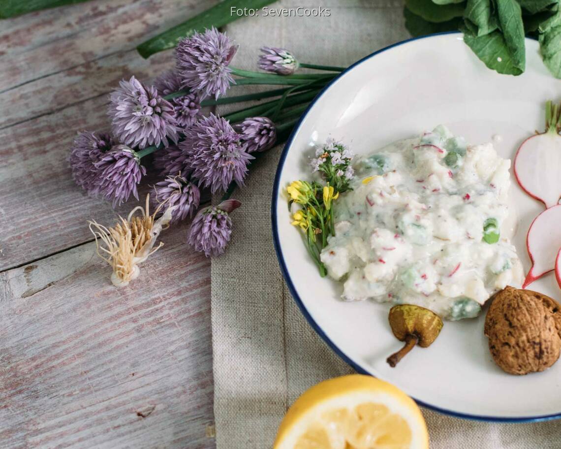 Vegetarisches Rezept: Obazda mit Roquefort, Birne und Walnuss_2