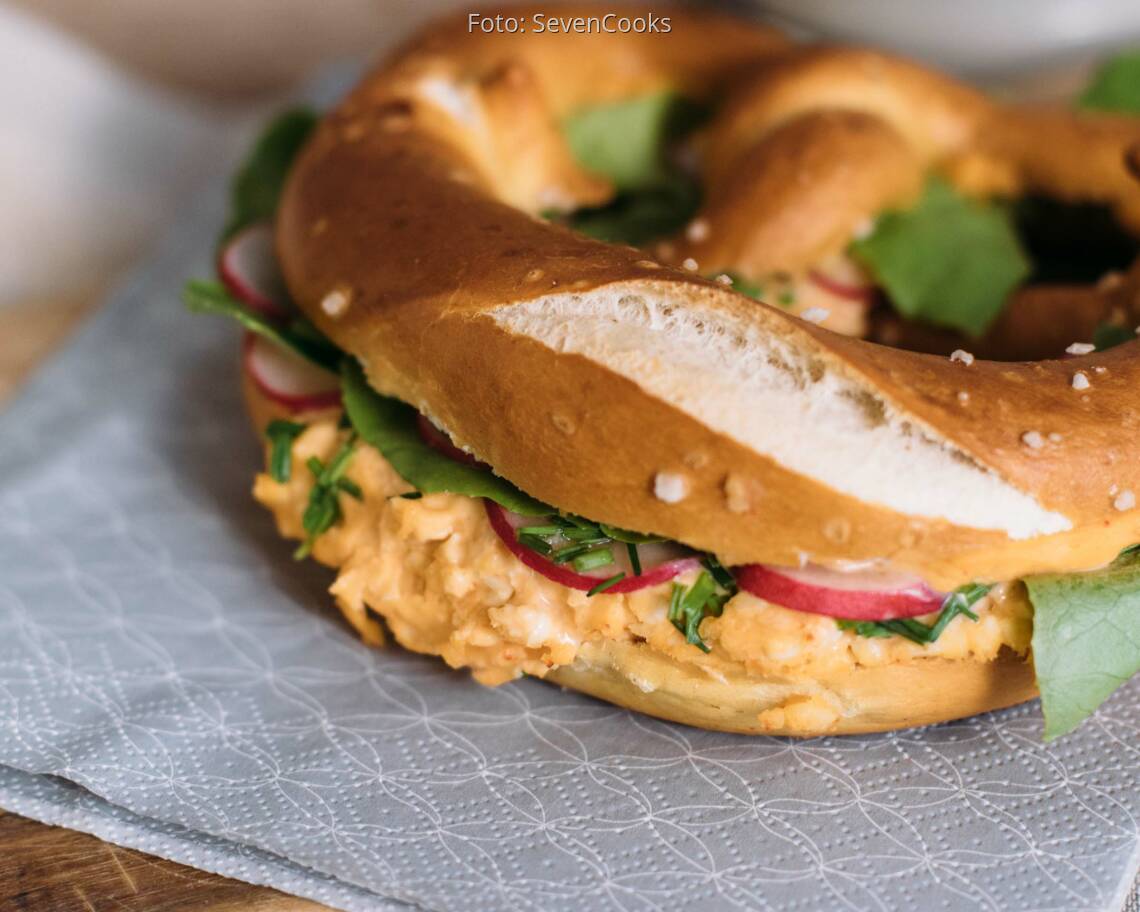 Vegetarisches Rezept: Obazda-Breze