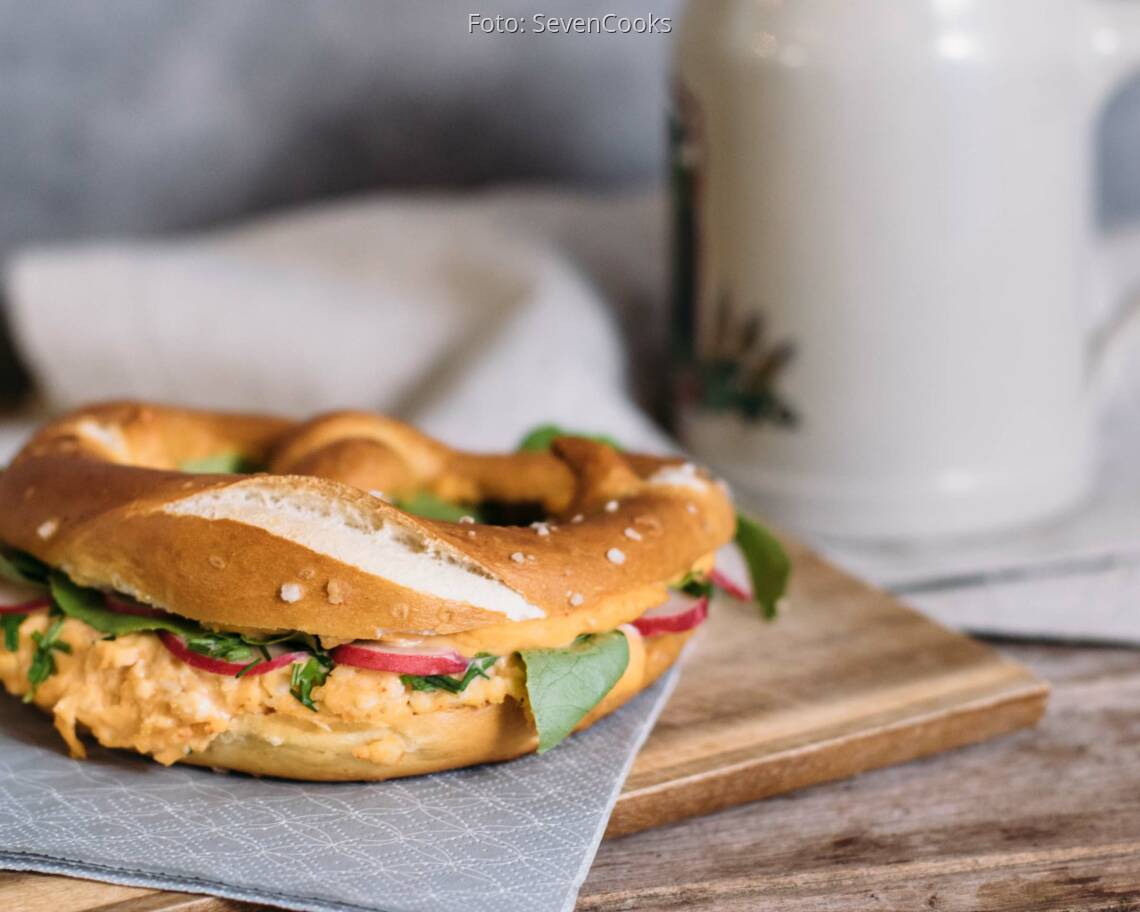 Vegetarisches Rezept: Obazda-Breze