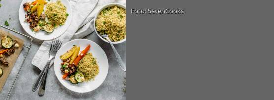 Rezeptbild für "Ofengemüse mit Couscous"