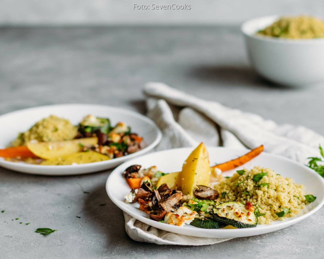 Vegetarisches Rezept: Ofengemüse mit Couscous 3