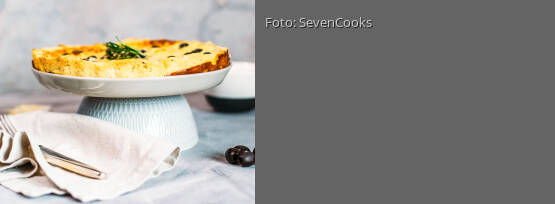 Rezeptbild für "Oliven-Parmesan-Quiche"