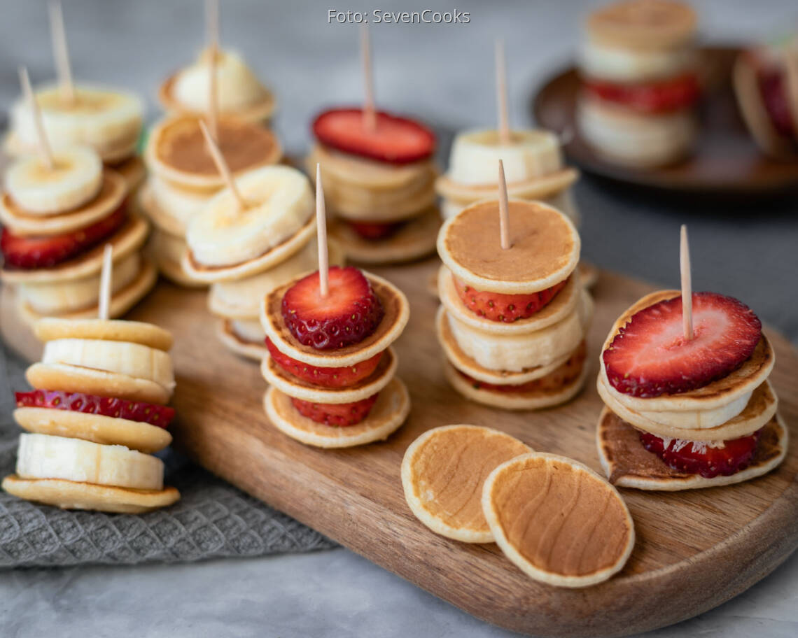 Vegetarisches Rezept: Pancakes am Stil 1