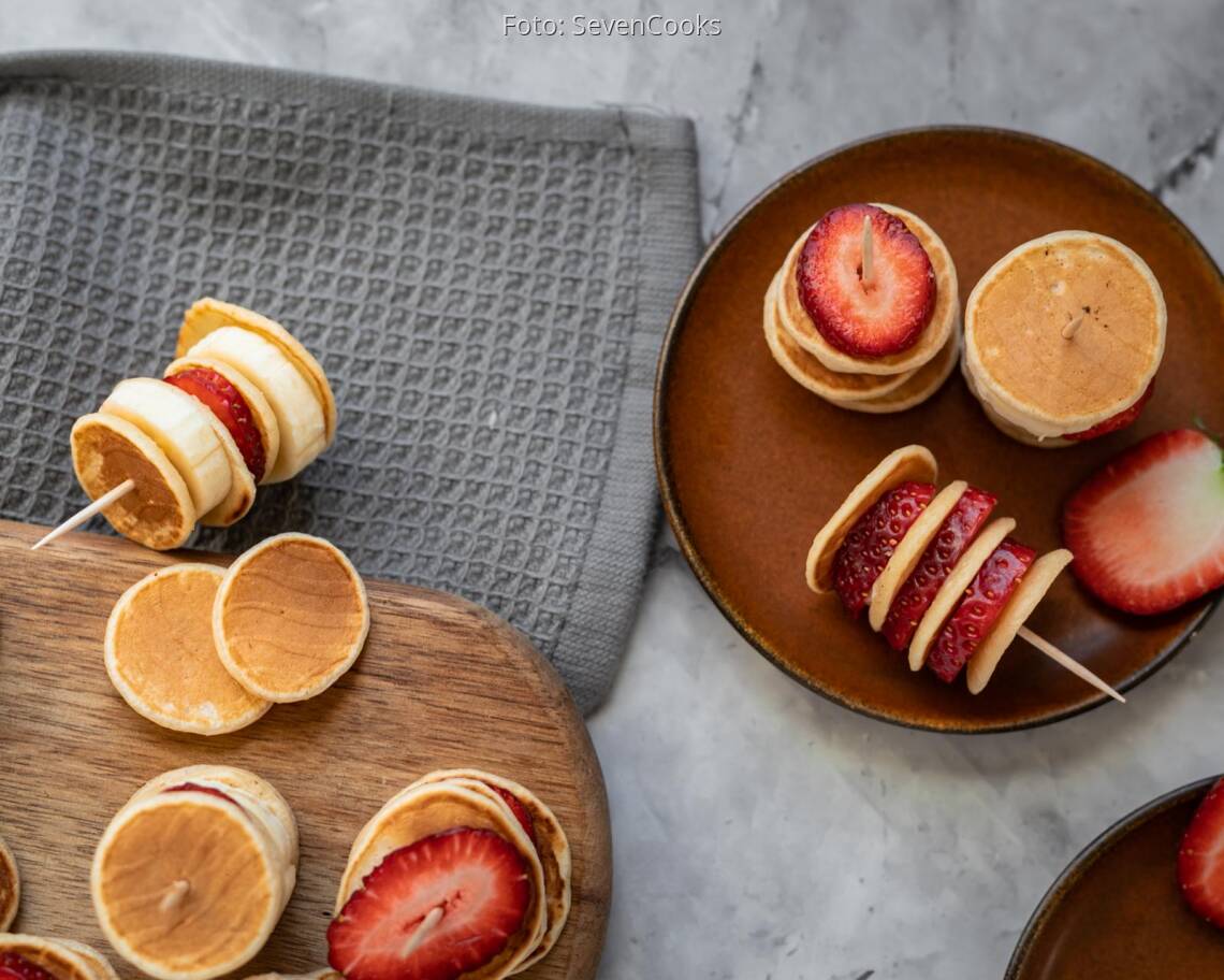 Vegetarisches Rezept: Pancakes am Stil 3