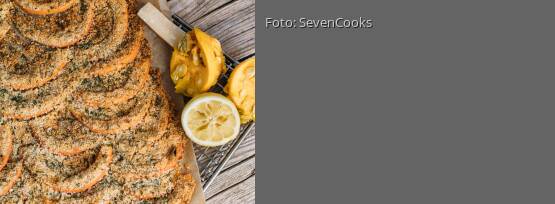 Rezeptbild für "Panierter Hokkaido-Kürbis"