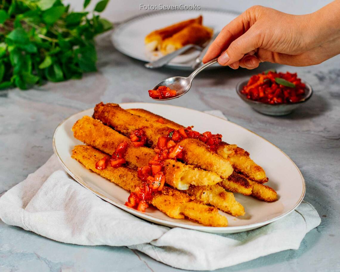 Vegetarisches Rezept: Panierter-Käse-Spargel_3