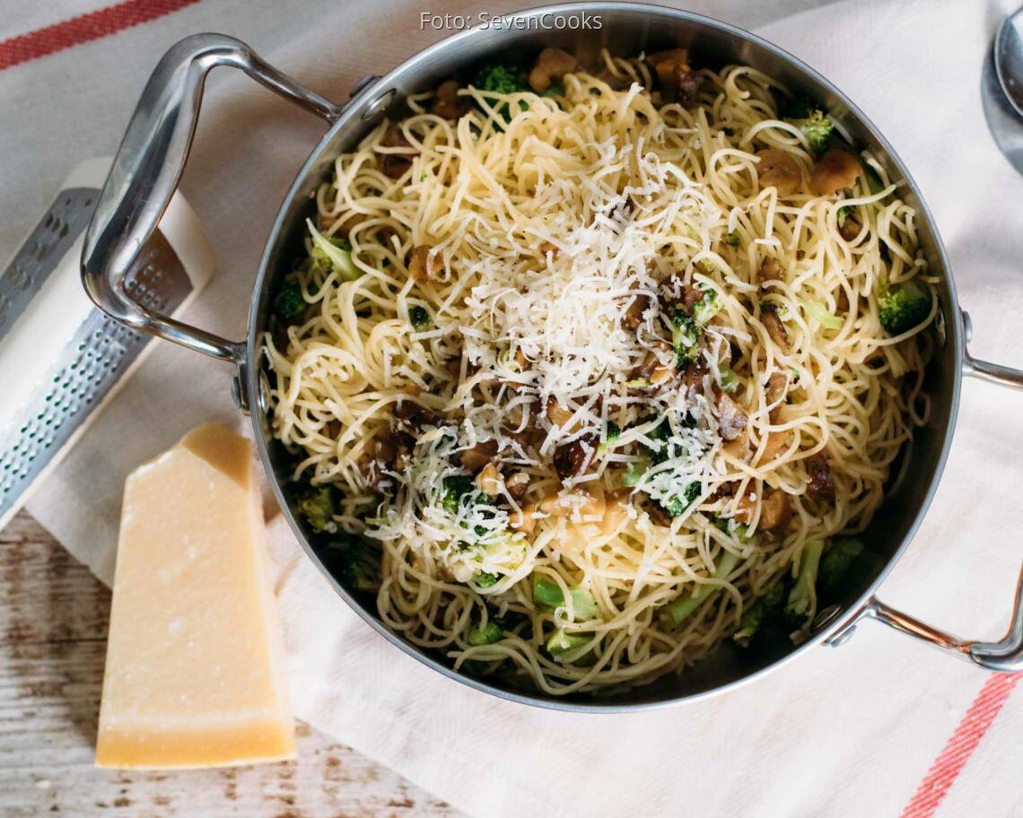 Vegetarisches Rezept: Pasta mit gehackten Maronen 1