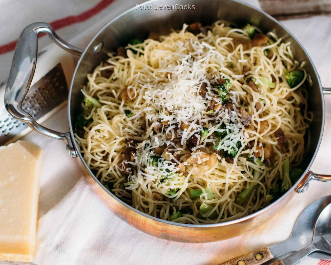 Vegetarisches Rezept: Pasta mit gehackten Maronen 2