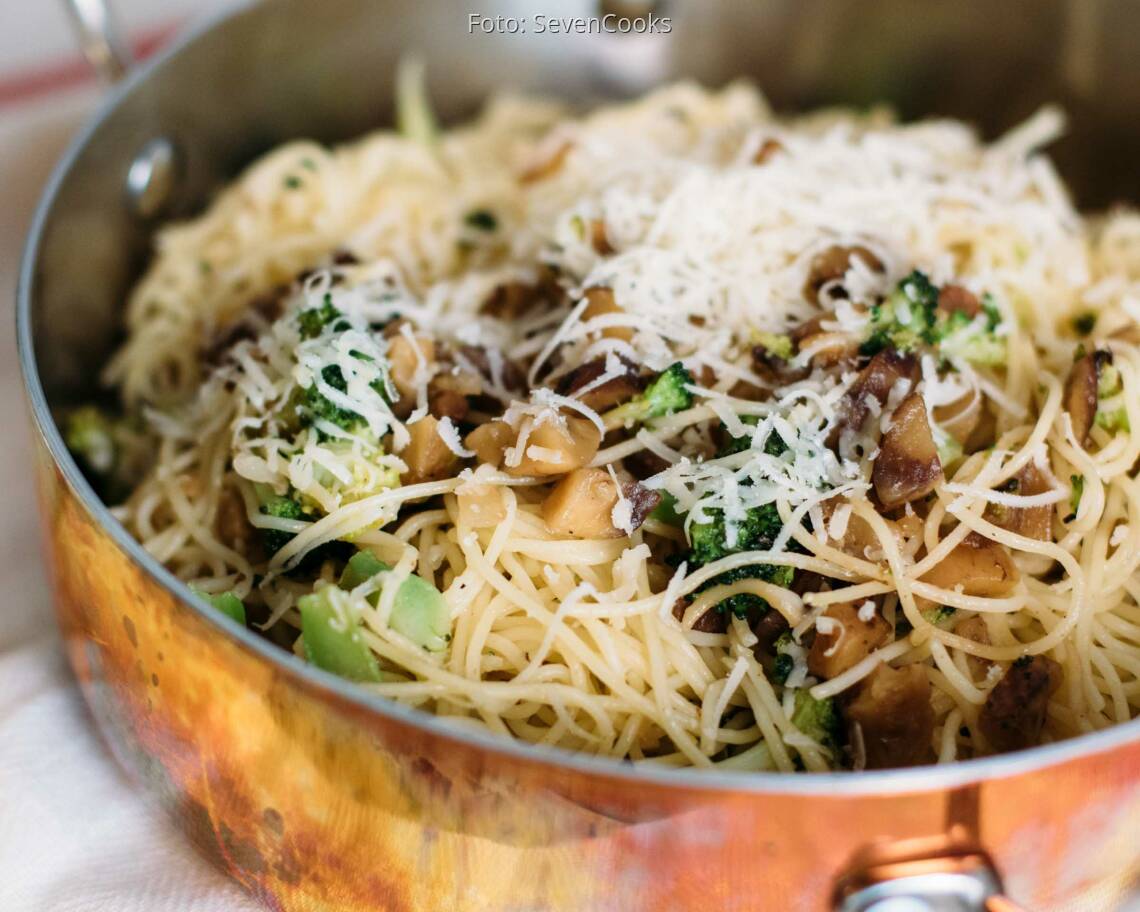 Vegetarisches Rezept: Pasta mit gehackten Maronen 3