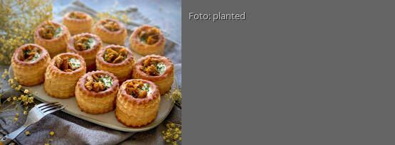 Rezeptbild für "Vol au Vents – vegetarisches Ragout fin"